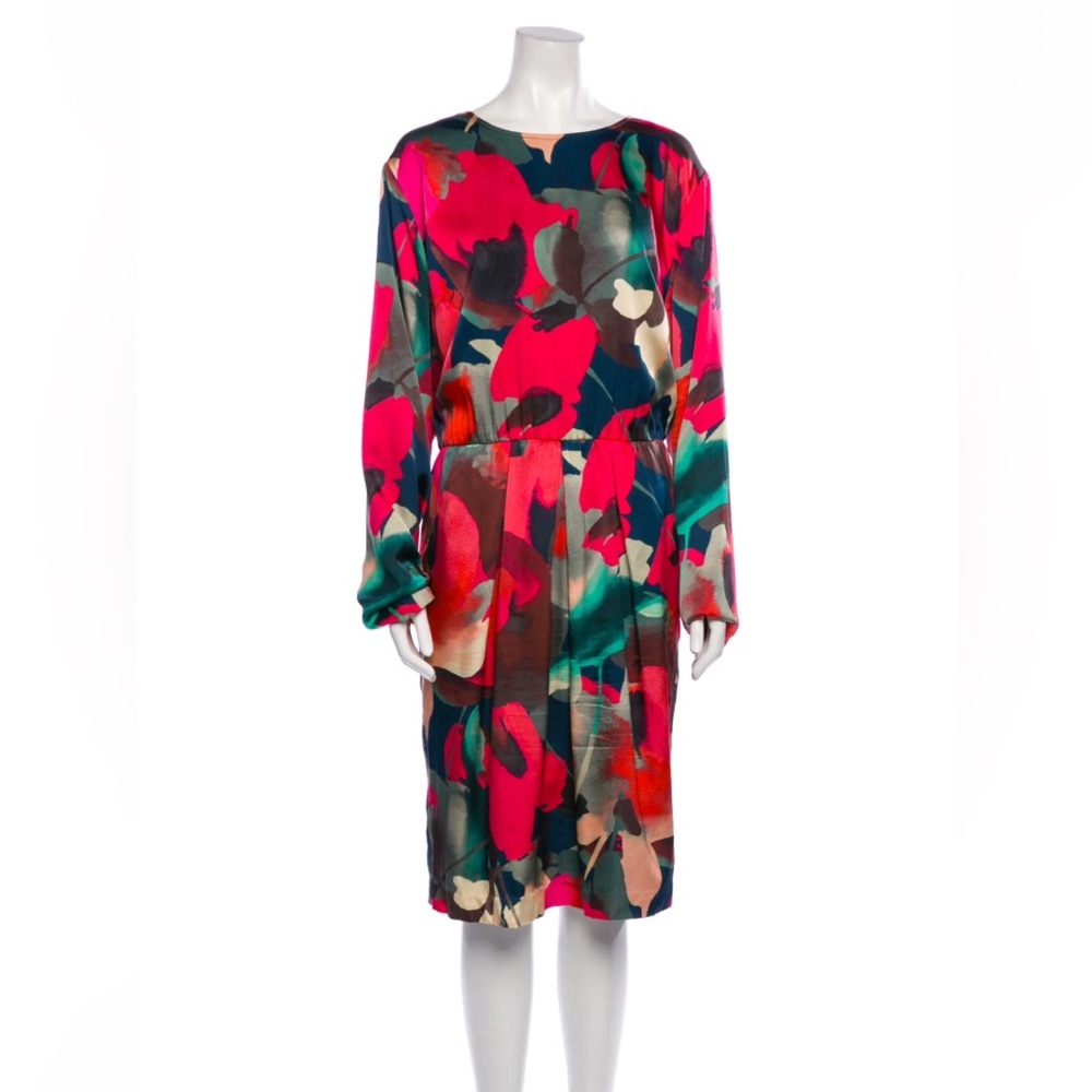 St. John silk dress